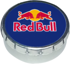 Pastillero promocional metálico Redondo de 11 grs.