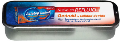 Pastillero promocional metálico Deslizable de 35 grs
