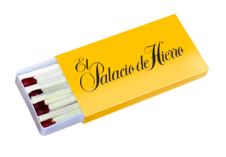 Cajita promocional con cerillos