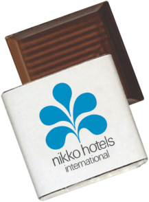 Chocolate promocional de 8 grs.